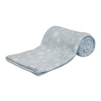 FBP10-B: Blue Printed Supersoft Roll Wrap